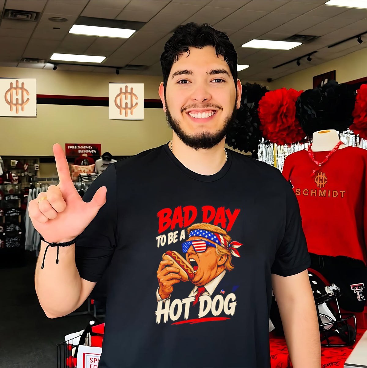 Trump Bad Day To Be A Hot Dog Graphic shirt