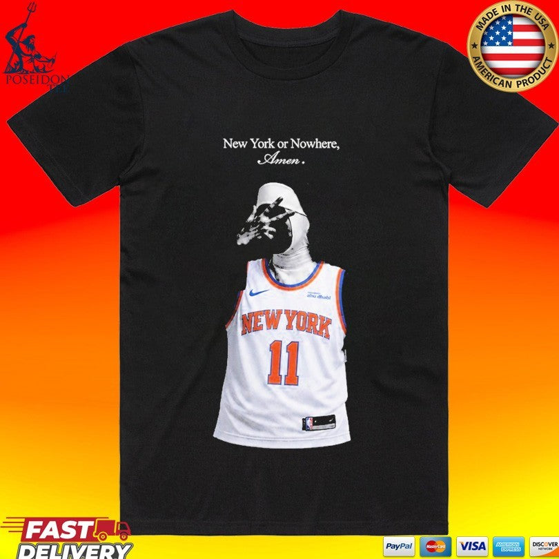 NBA Finals Game Knicks Nun New York Or Nowhere Amen 2026 T-shirt