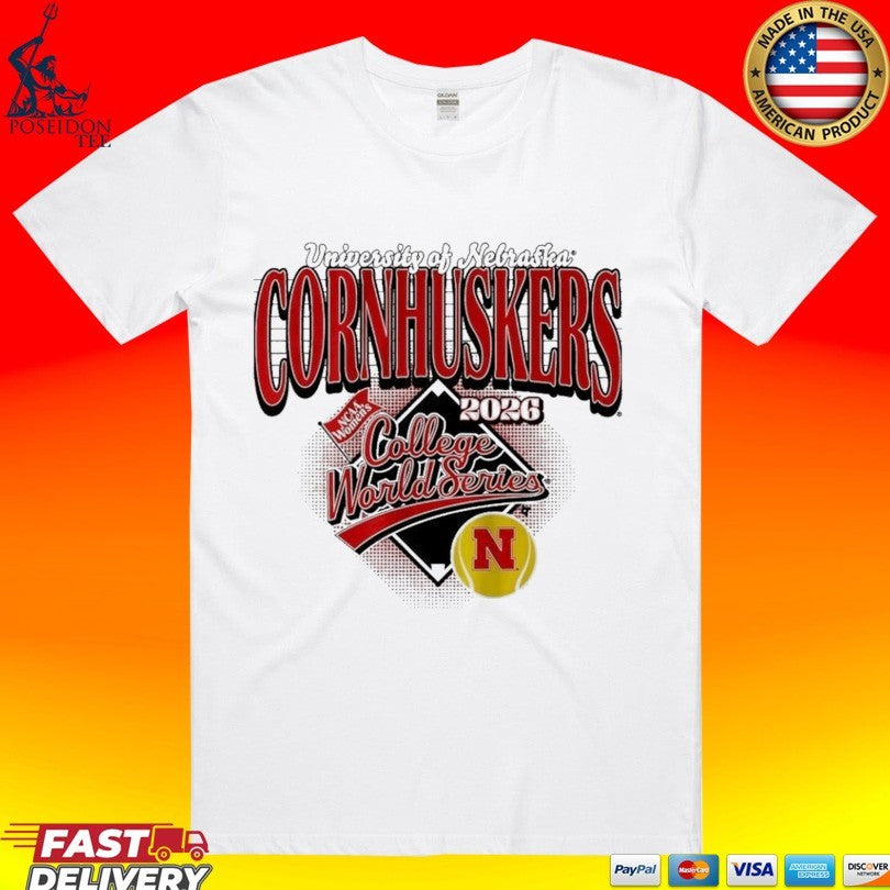 Nebraska Softball 2026 Ncaa Women’s College World Series T-shirt