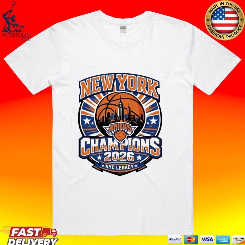 New York Basketball Champions 2026 Knicks Championship T-shirt