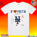 New York Mets Tiny Turnip Toddler I Heart T-shirt