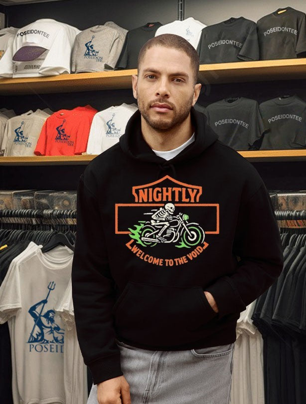 Nightly Into The Void Motorcycle Pepper T-shirt