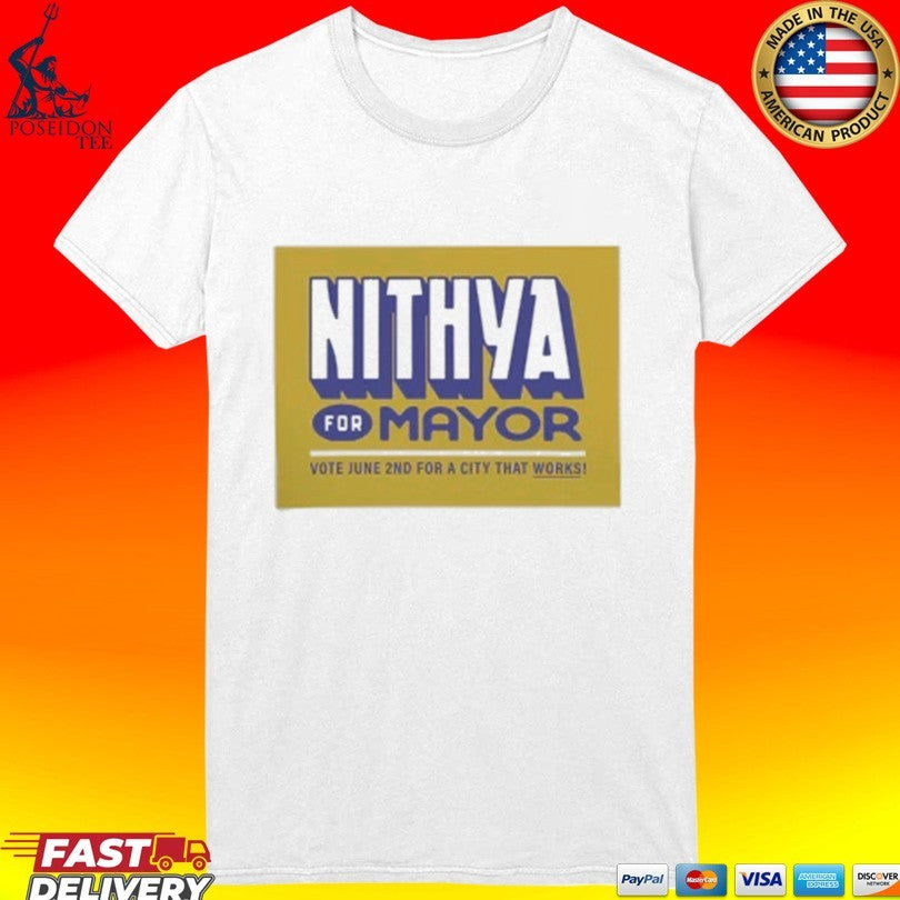 Nithya Raman For Mayor T-shirt