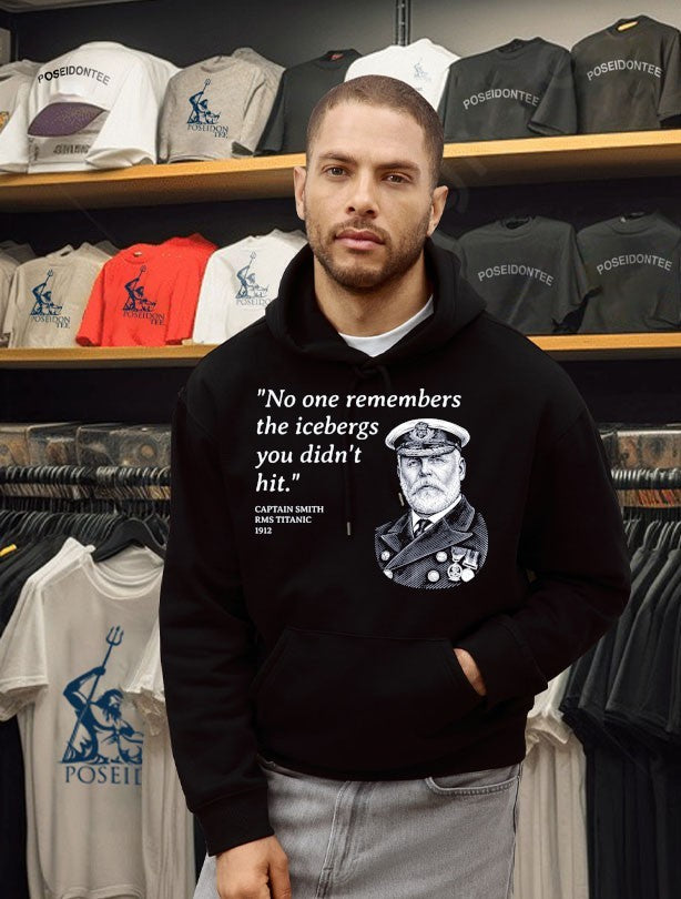 No One Remembers The Icebergs You Didn’t Hit Captain Smith Rms Titanic 1912 T-shirt