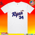 Nolan Ryan 34 Bloody T-shirt