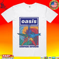 Oasis Champagne Supernova Band Floor Lay T-shirt