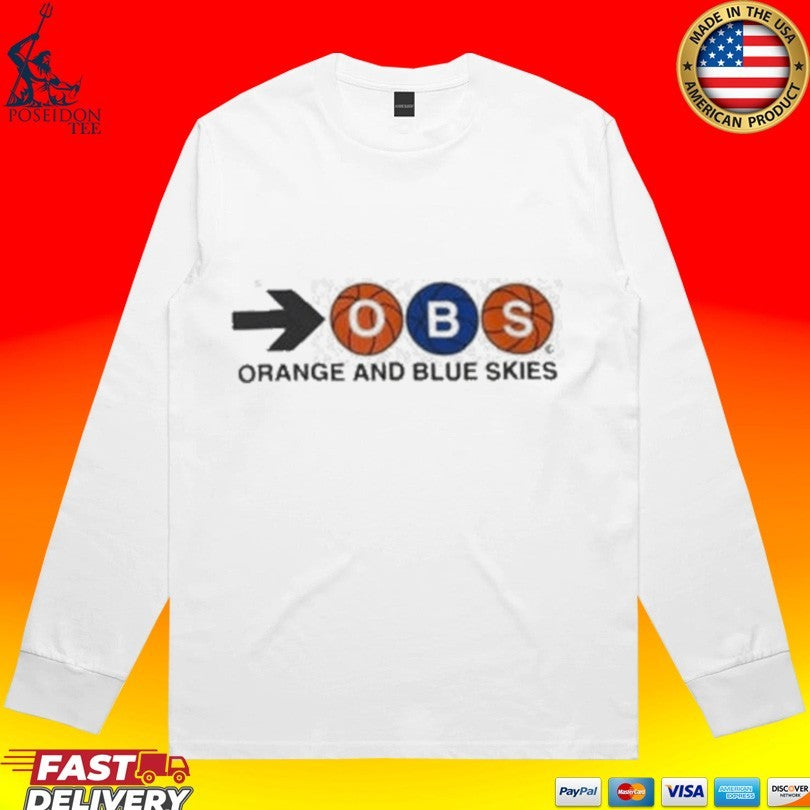 Obs Orange And Blue Skies T-shirt