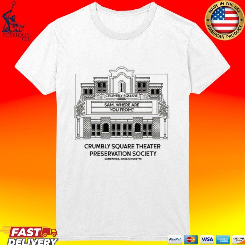 Of The Month June 26 Crumbly Square Theater Preservation Society T-shirt