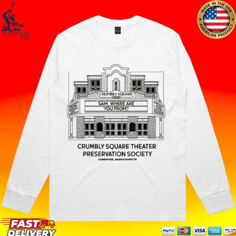 Of The Month June 26 Crumbly Square Theater Preservation Society T-shirt