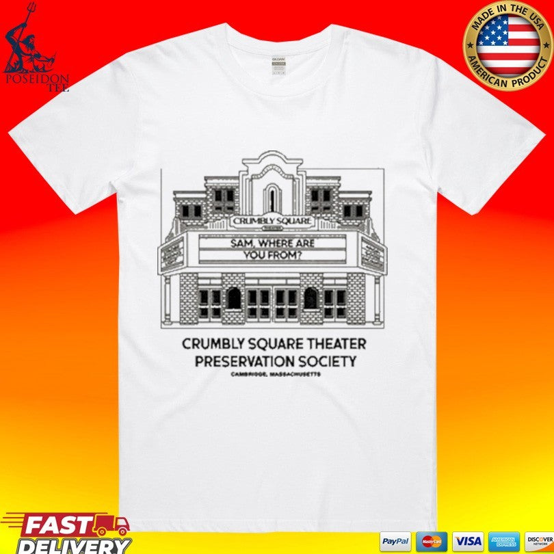 Of The Month June 26 Crumbly Square Theater Preservation Society T-shirt