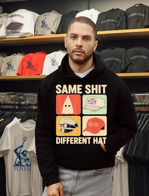 Same Shit Different Hat Ku Klux Klan Modern Display Of The Confederate Battle Flag Police Make American Great Again Maga T-T-shirts