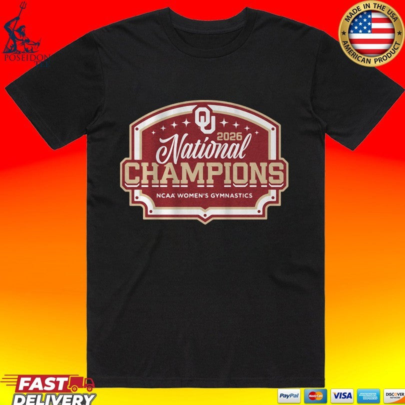 Oklahoma Women’s Gymnastics 2026 National Champions T-shirt