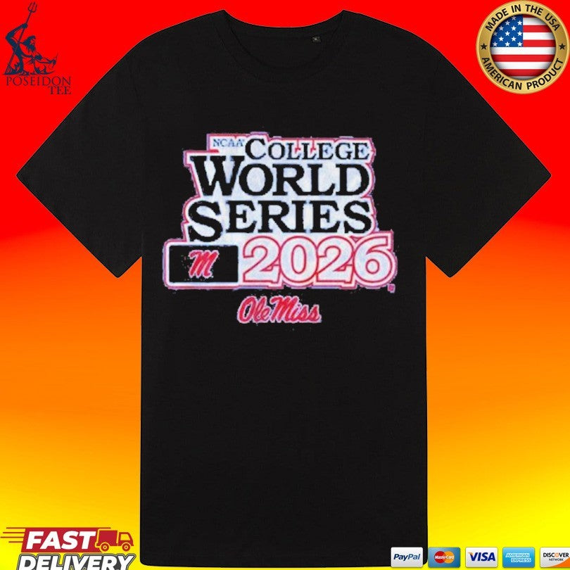 Ole Miss Baseball 2026 College World Series T-shirt