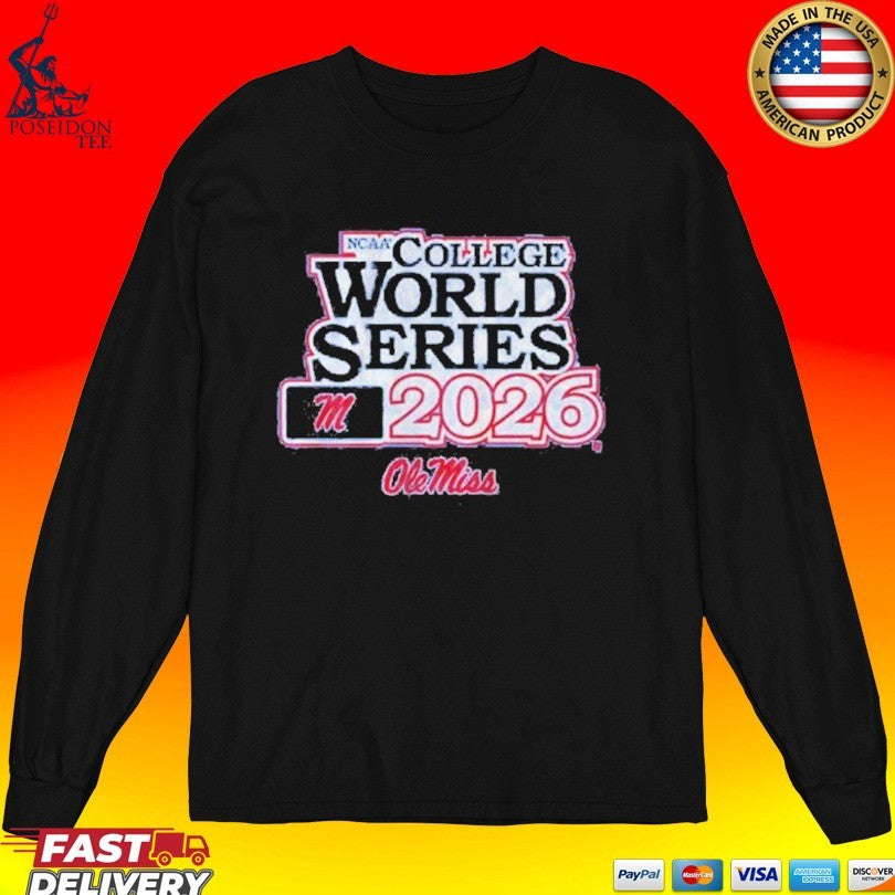 Ole Miss Baseball 2026 College World Series T-shirt