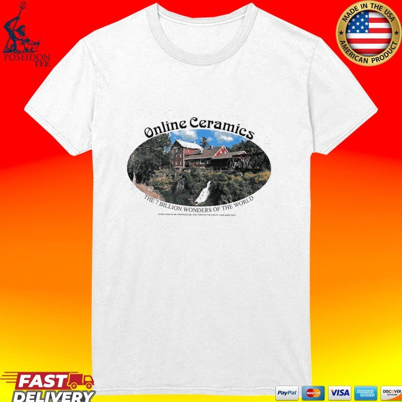 Online Ceramics The Seven Billion Wonders Of The World T-shirt