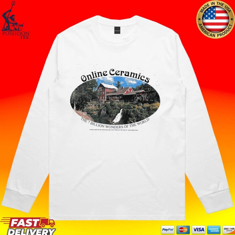 Online Ceramics The Seven Billion Wonders Of The World T-shirt