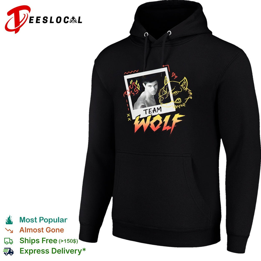 Team Wolf Twilight shirtless werewolf polaroid drawing shirt