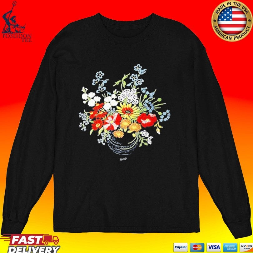 Paige Bueckers Okc Embroidered Flower T-shirt