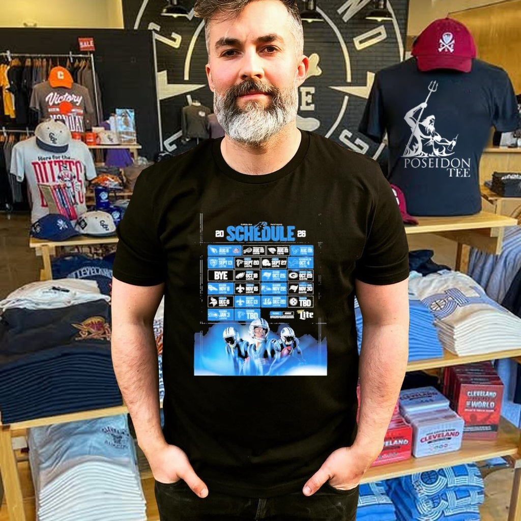 Panthers 2026 Schedule T-shirt