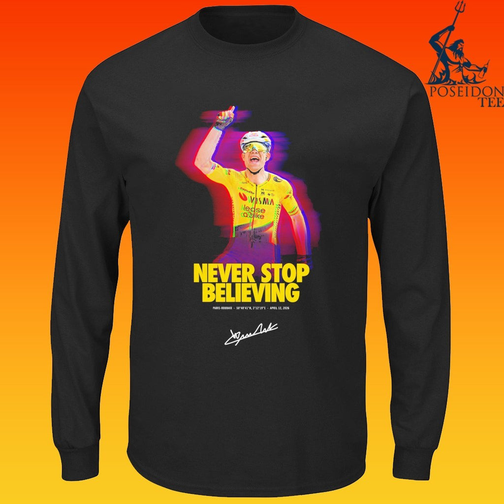 Paris-roubaix Victory Wout Van Aert T-shirt