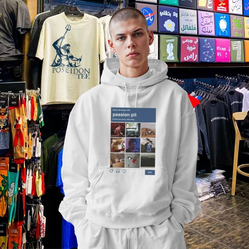 Passion Pit Select All Images With If There Are None, Click Skip Captcha T-shirt