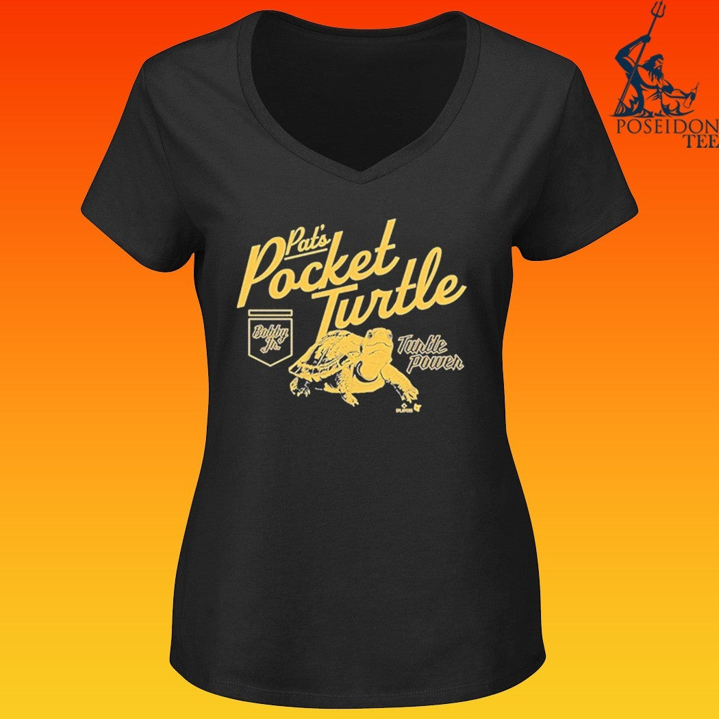 Pat Murphy Pocket Turtle Milwaukee Baseball T-shirt
