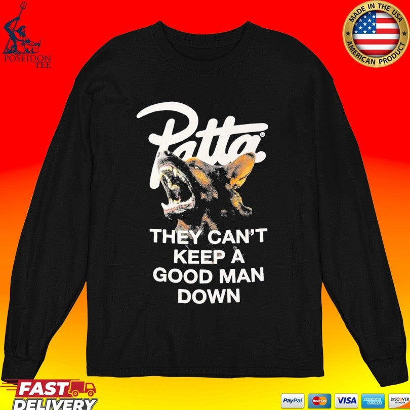 Patta They Can’t Keep A Good Man Down Mens Bark T-shirt