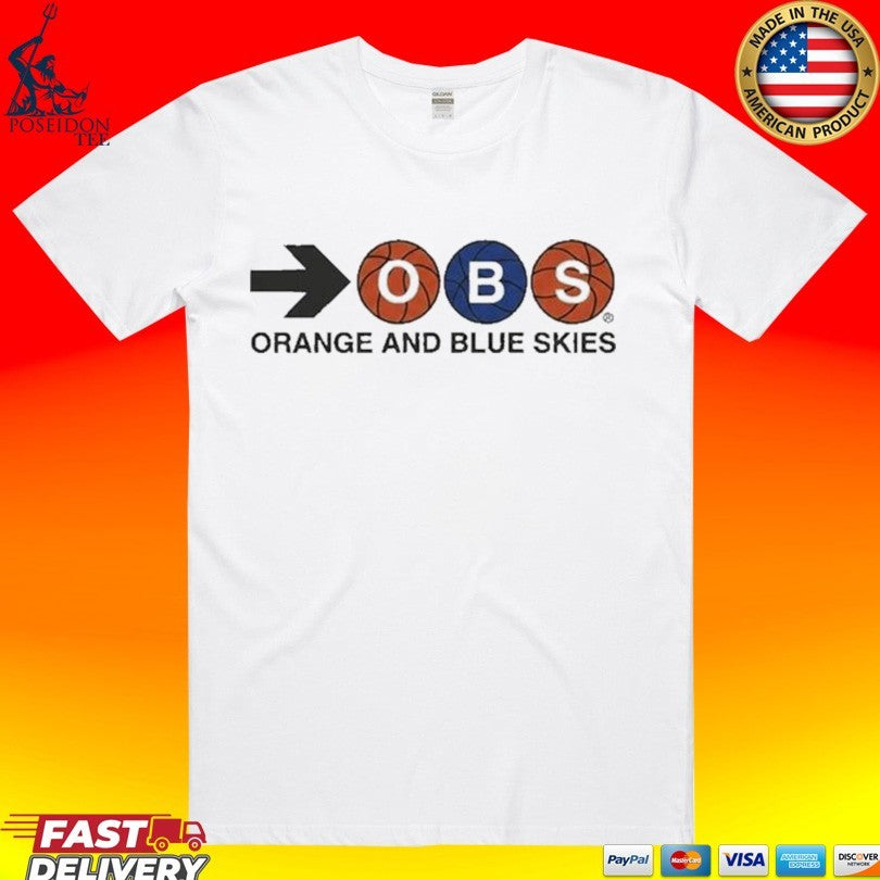 Pike Lee Orange And Blue Skies T-shirt