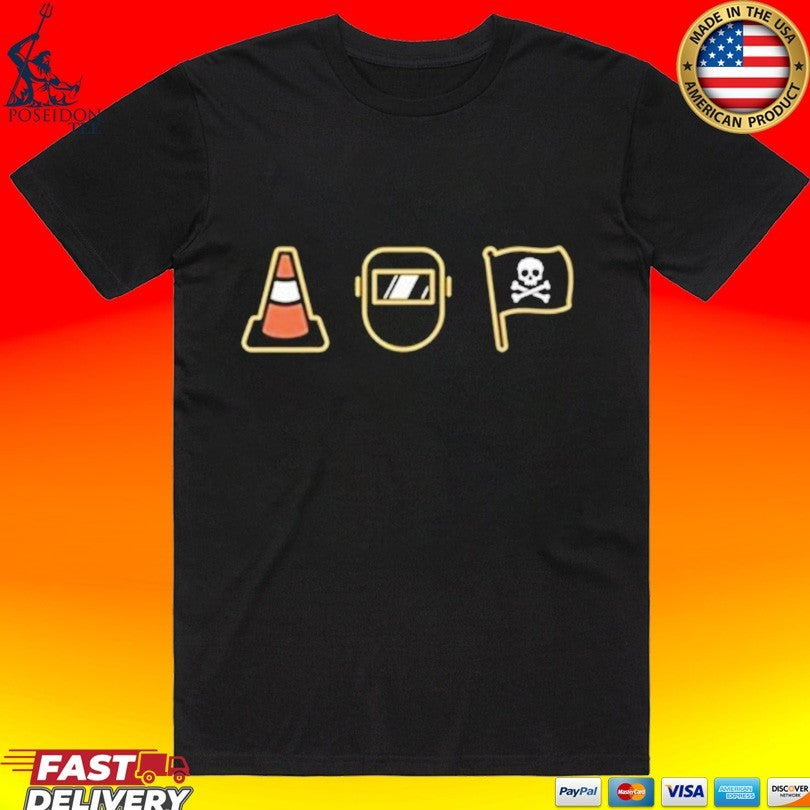 Pirates Traffic Cone 3 Icons 2026 T-shirt
