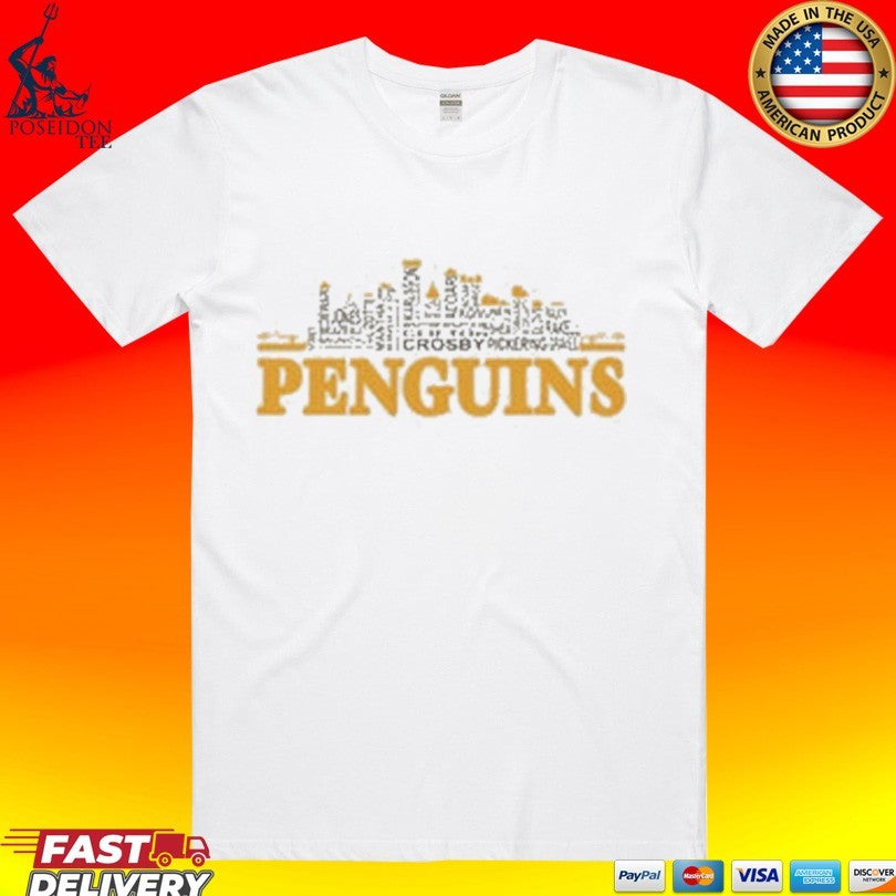 Pittsburgh Penguins City Roster T-shirt