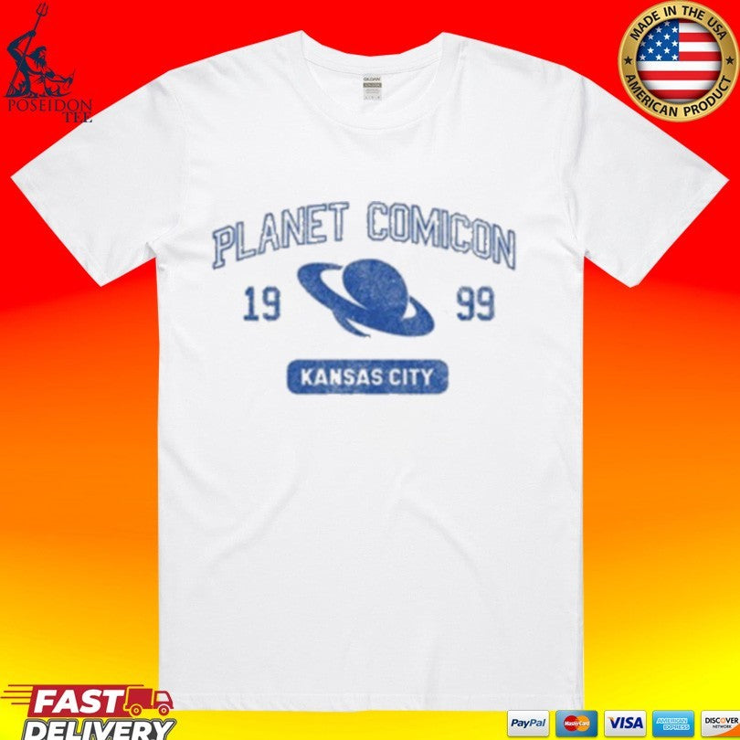 Planet Comicon Kansas City 1999 Collegiate T-shirt