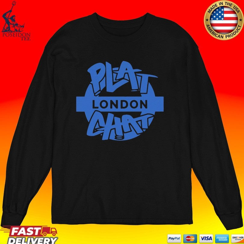 Plat Chat London Blue Roundel T-shirt