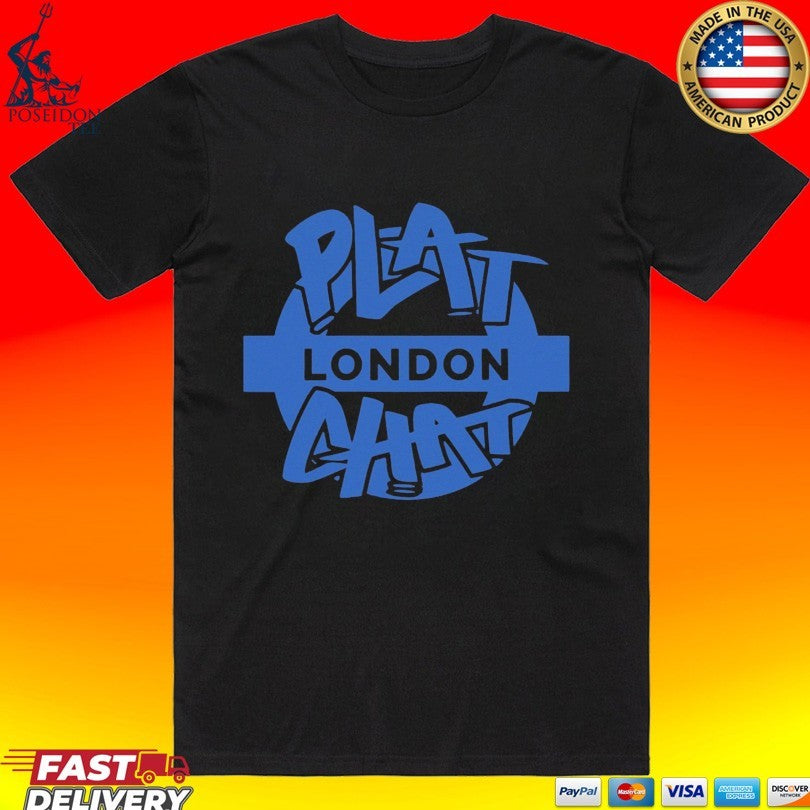 Plat Chat London Blue Roundel T-shirt