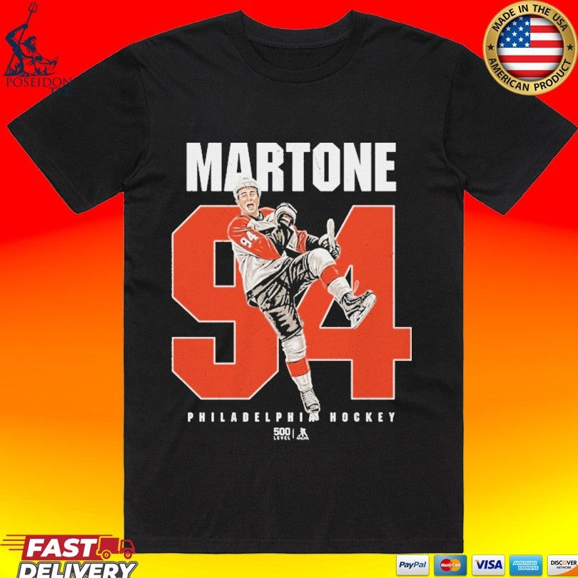 Porter Martone Philadelphia Hockey Flyers Number T-shirt