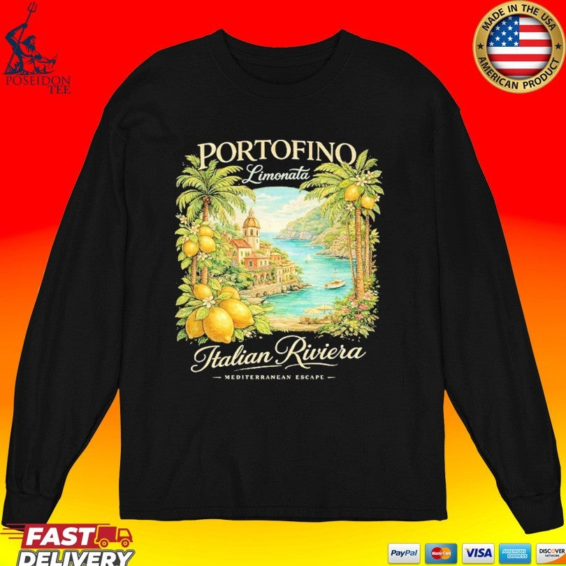 Portofino Italian Riviera Lemon T-shirt