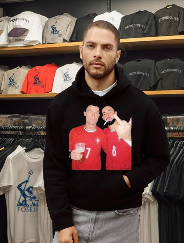 Portugal Bruno Fernandes And Ronaldo Style T-shirt