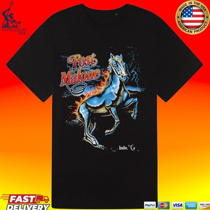 Post Malone Chrome Horse T-shirt
