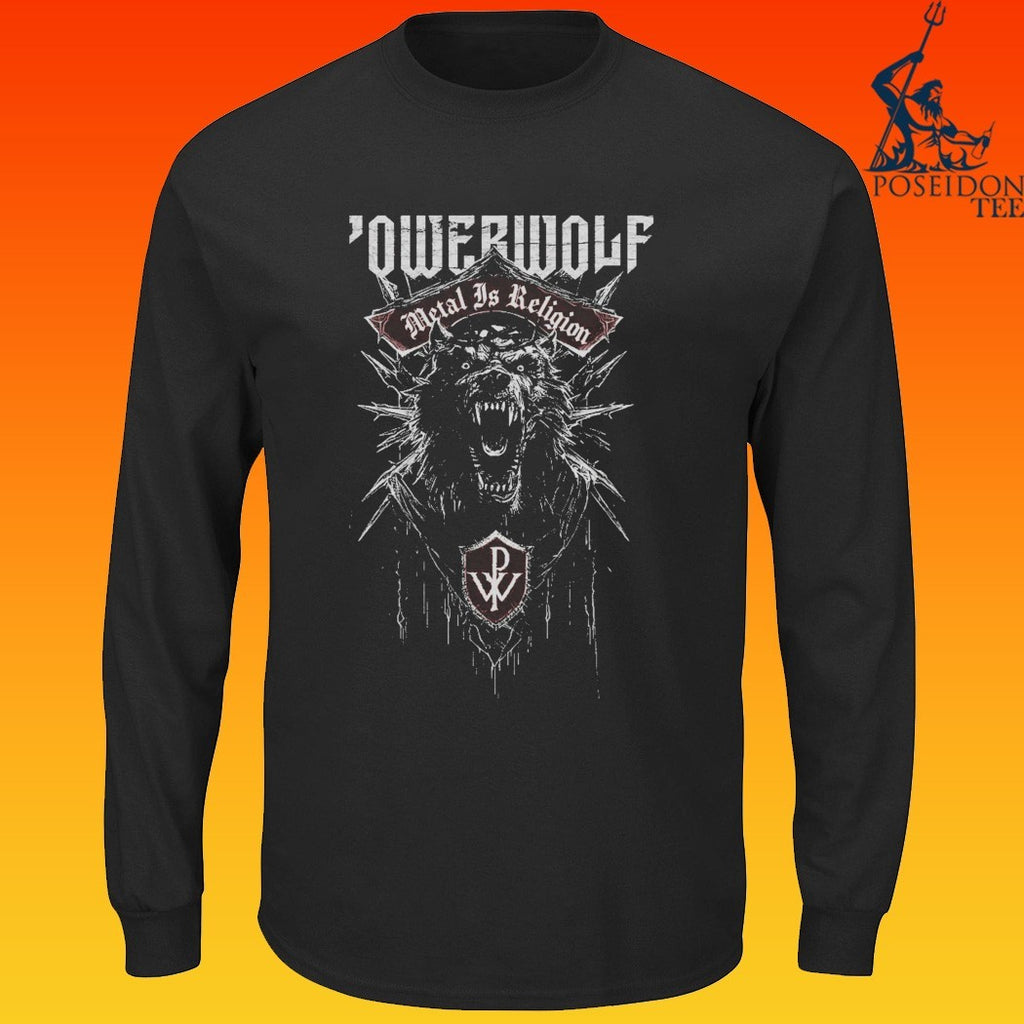 Powerwolf Metal Is Religion Chaos Crest T-shirt