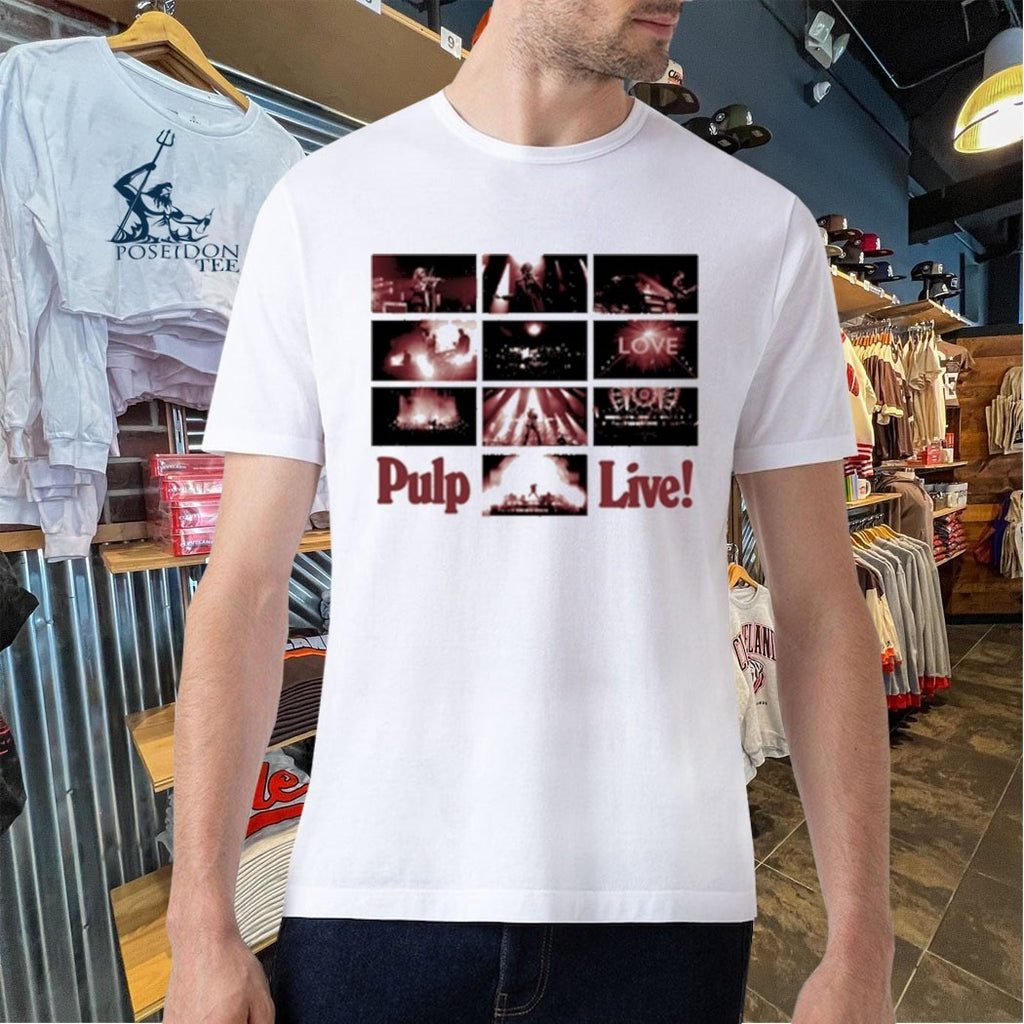 Pulp Rough Trade Records Live Natural T-shirt