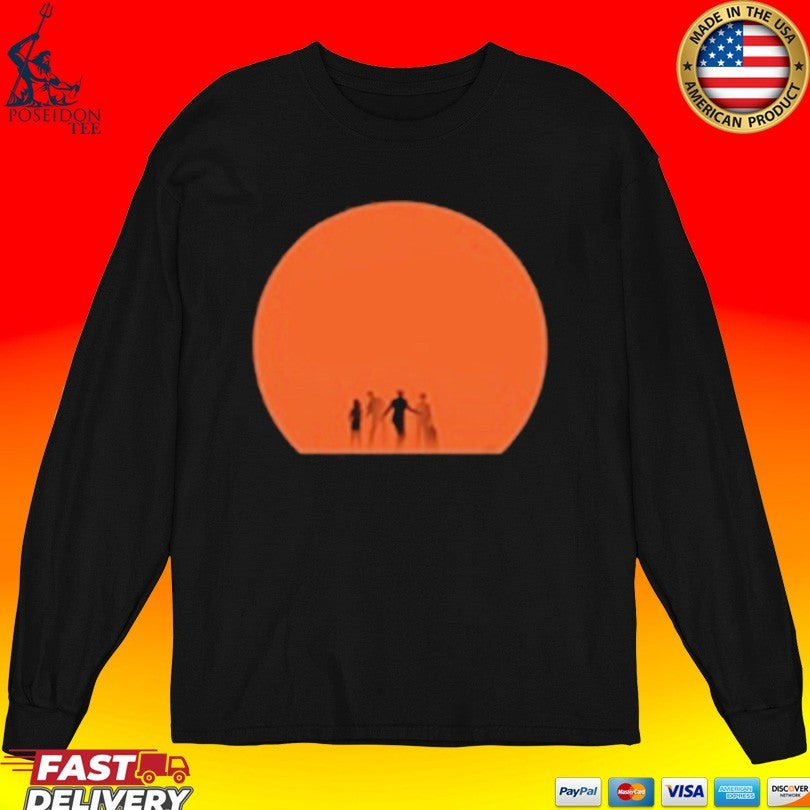 Pulp Rough Trade Records Sunset Black T-shirt