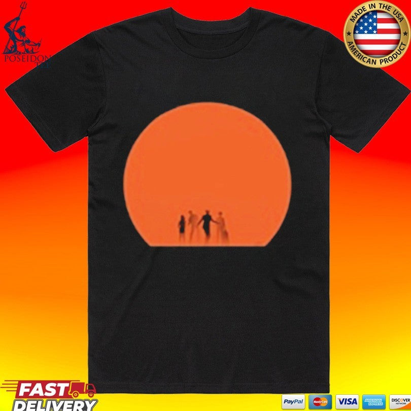 Pulp Rough Trade Records Sunset Black T-shirt
