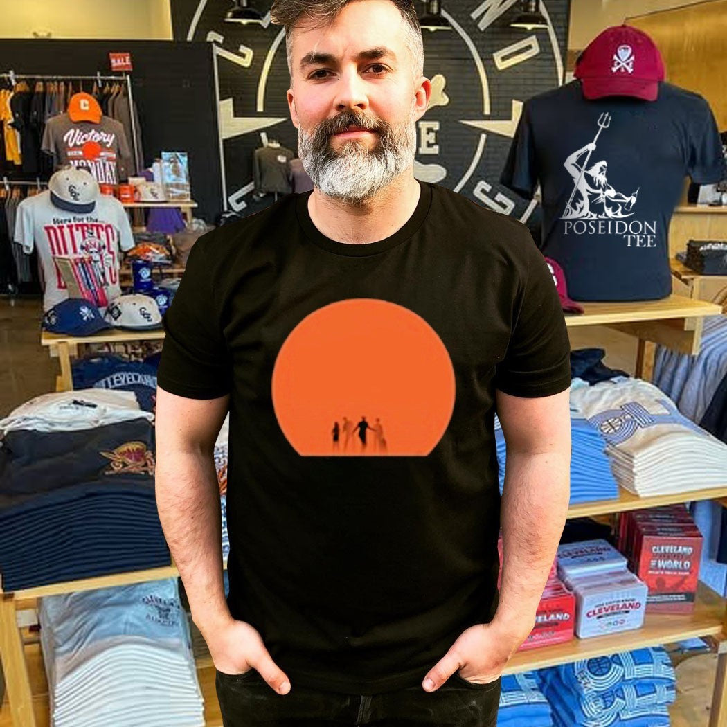 Pulp Rough Trade Records Sunset Black T-shirt