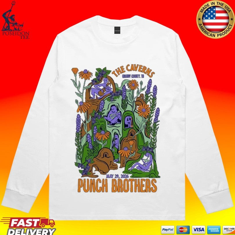 Punch Brothers The Caverns Pelham Tn 05.29.2026 Show T-shirt