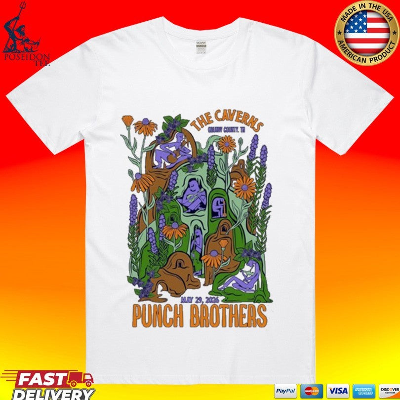 Punch Brothers The Caverns Pelham Tn 05.29.2026 Show T-shirt