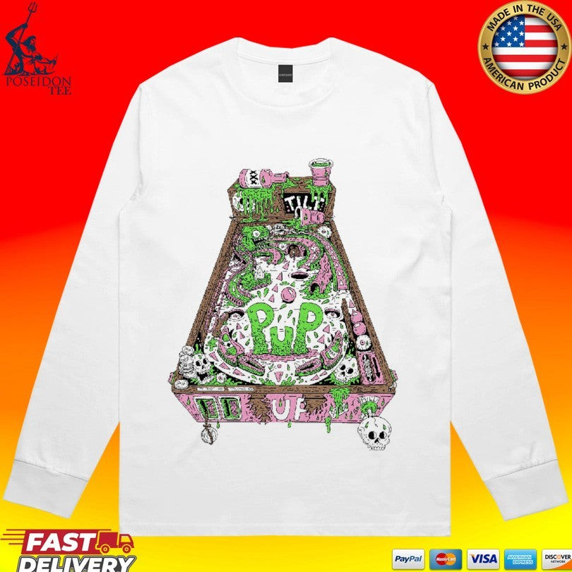 Pup Pinball Ringer T-shirt
