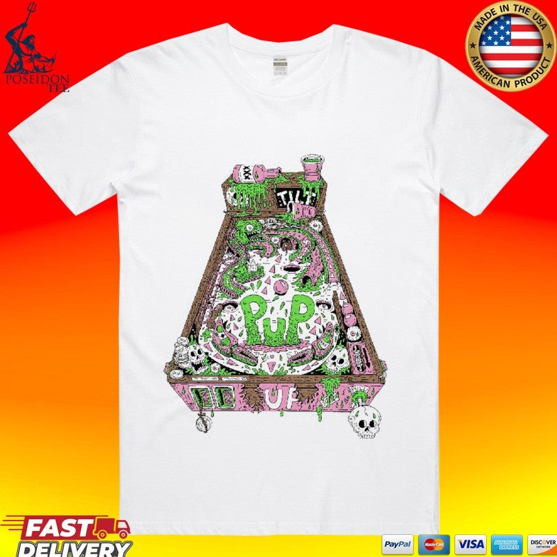 Pup Pinball Ringer T-shirt