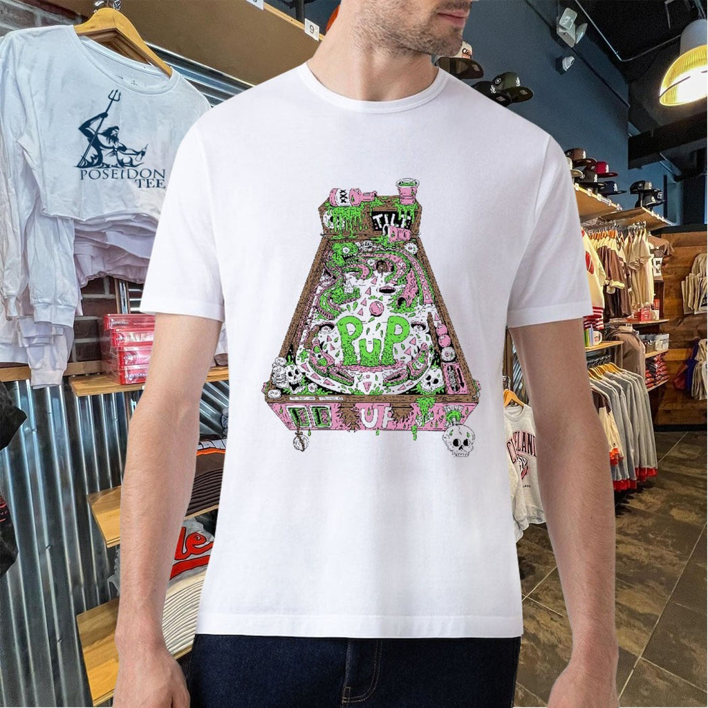 Pup Pinball Ringer T-shirt