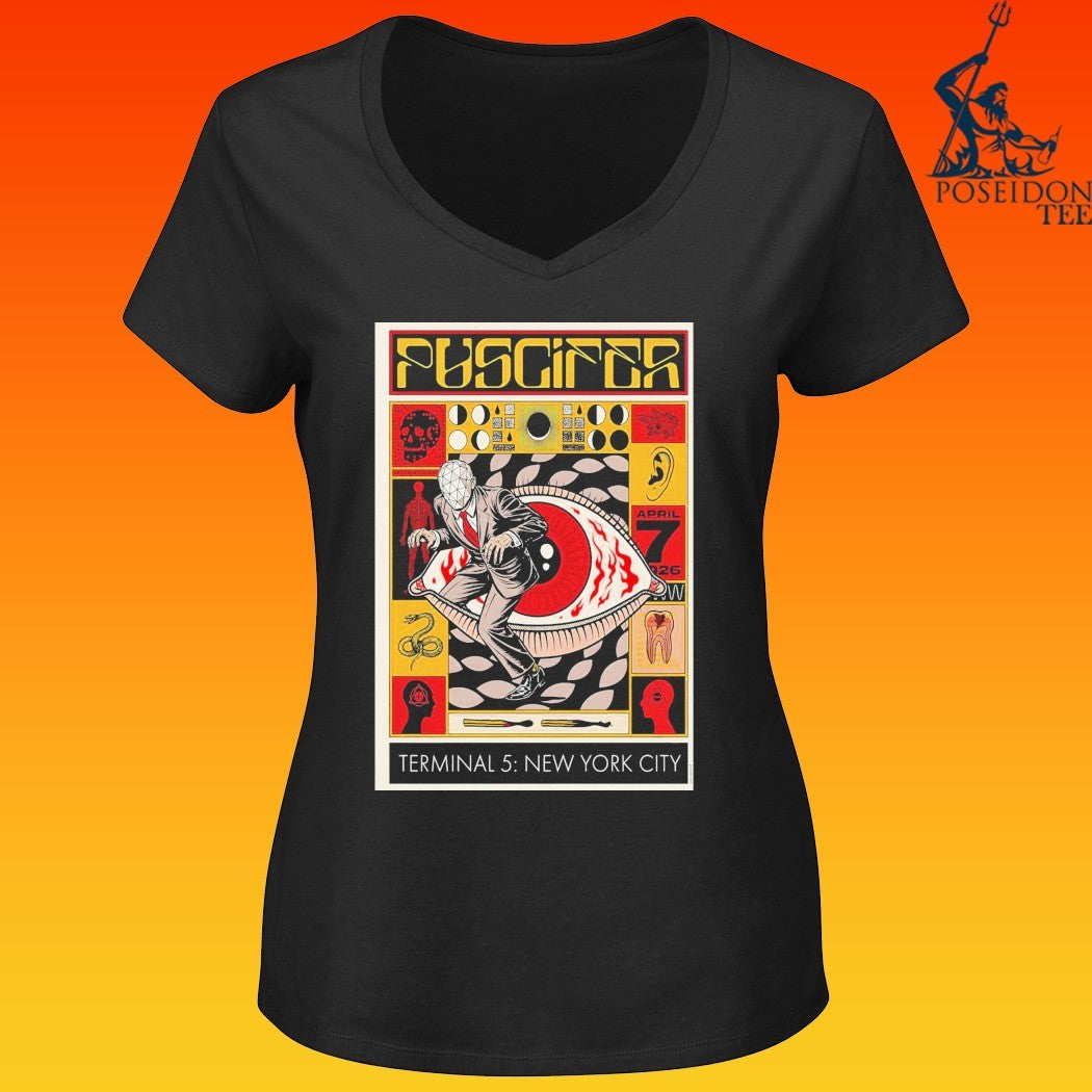 Puscifer Manhattan, Ny April 7 2026 Tour T-shirt