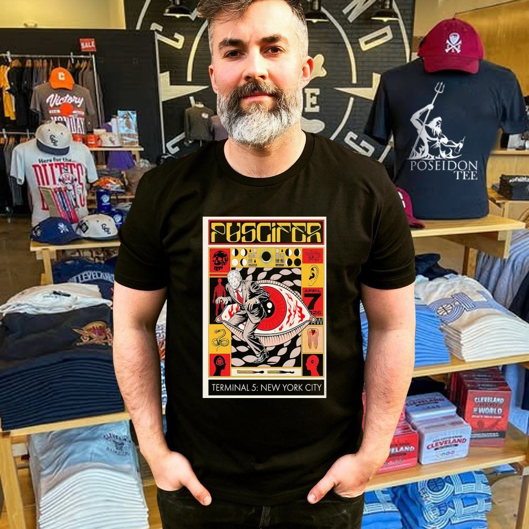 Puscifer Manhattan, Ny April 7 2026 Tour T-shirt