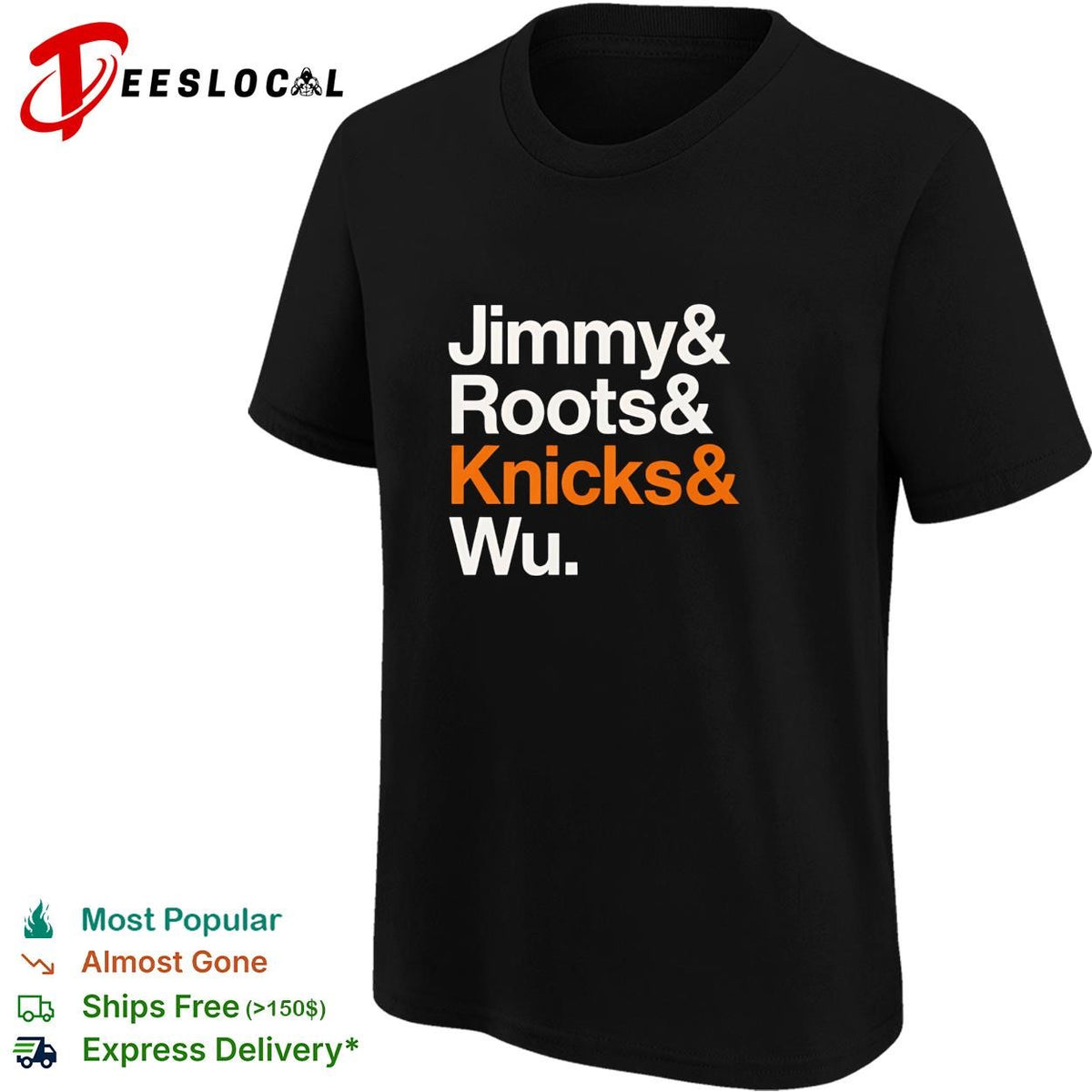Jimmy and Roots and Knicks and Wu nickname basketball graphic shirt